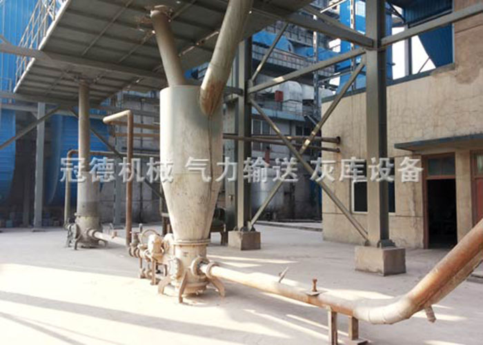 冠德氣力輸送料封泵在熱力公司除灰使用現場